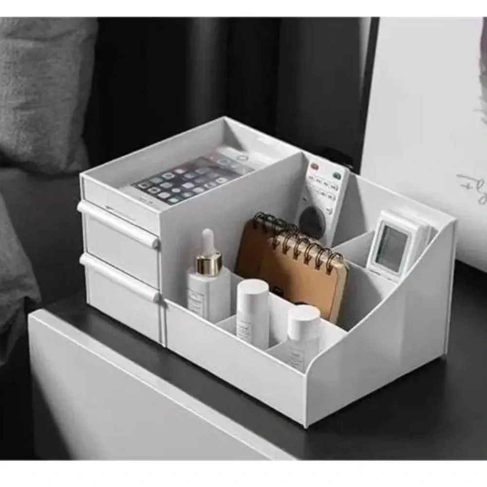 White Cosmetic Organizer